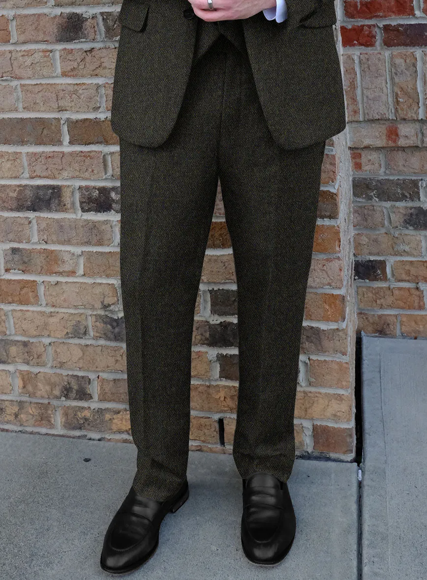 Highlander Heavy Heritage Green Tweed Pants