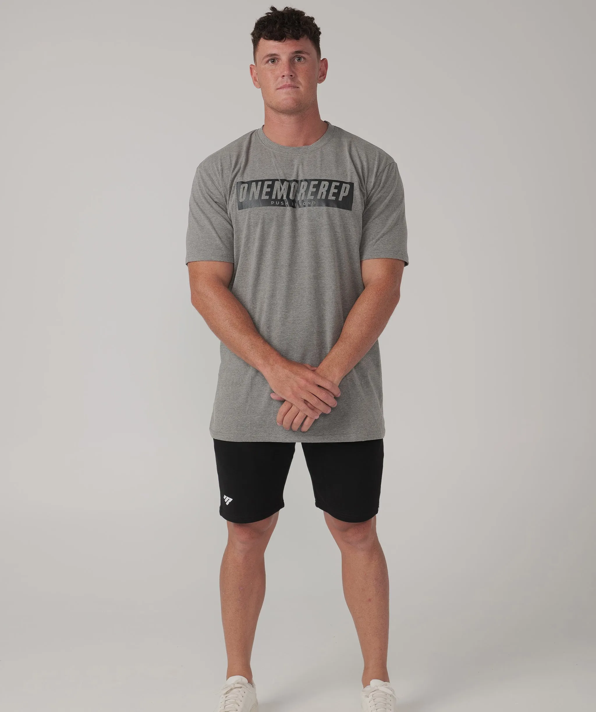 Iconic Block Tee Grey