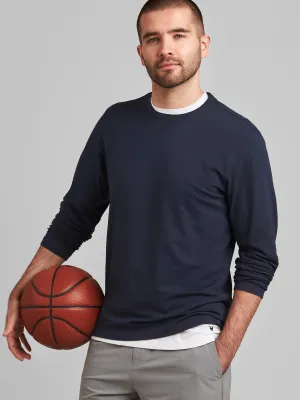 In Motion Long Sleeve Crew Neck Top