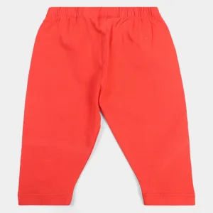 Infant Girls Tights-Red