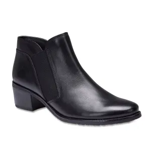 James Boot in Black Leather