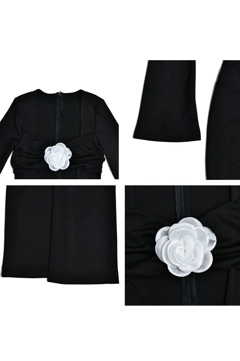 JF0266 Roses Bootcut Jumpsuits