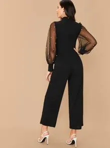 Keyhole Neck Jumpsuit