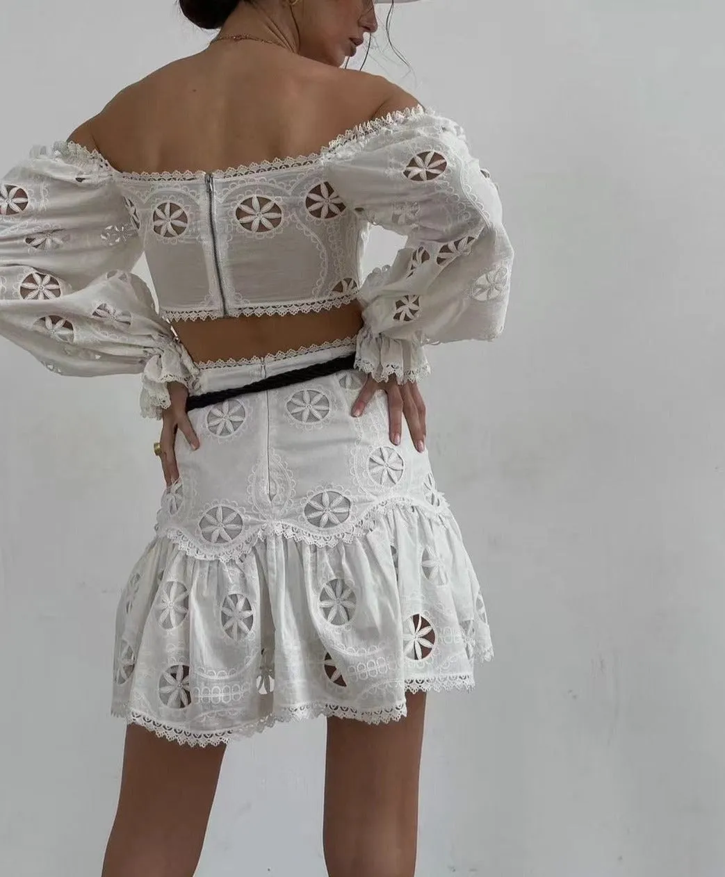 KittenAlarm - Danielle Hollow Out Two Piece Set