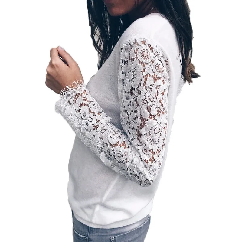 Lace Long Sleeve Shirt