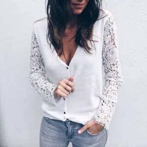 Lace Long Sleeve Shirt