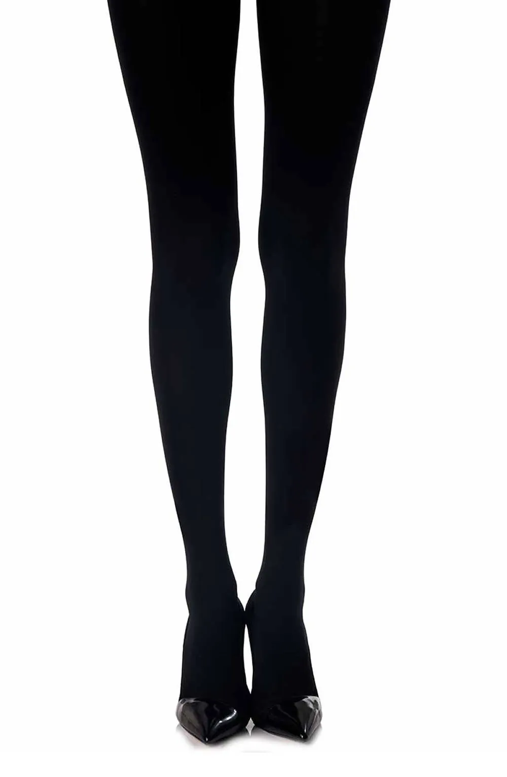 Ladies Beautiful Soft Opaque Black 120 Denier Tights
