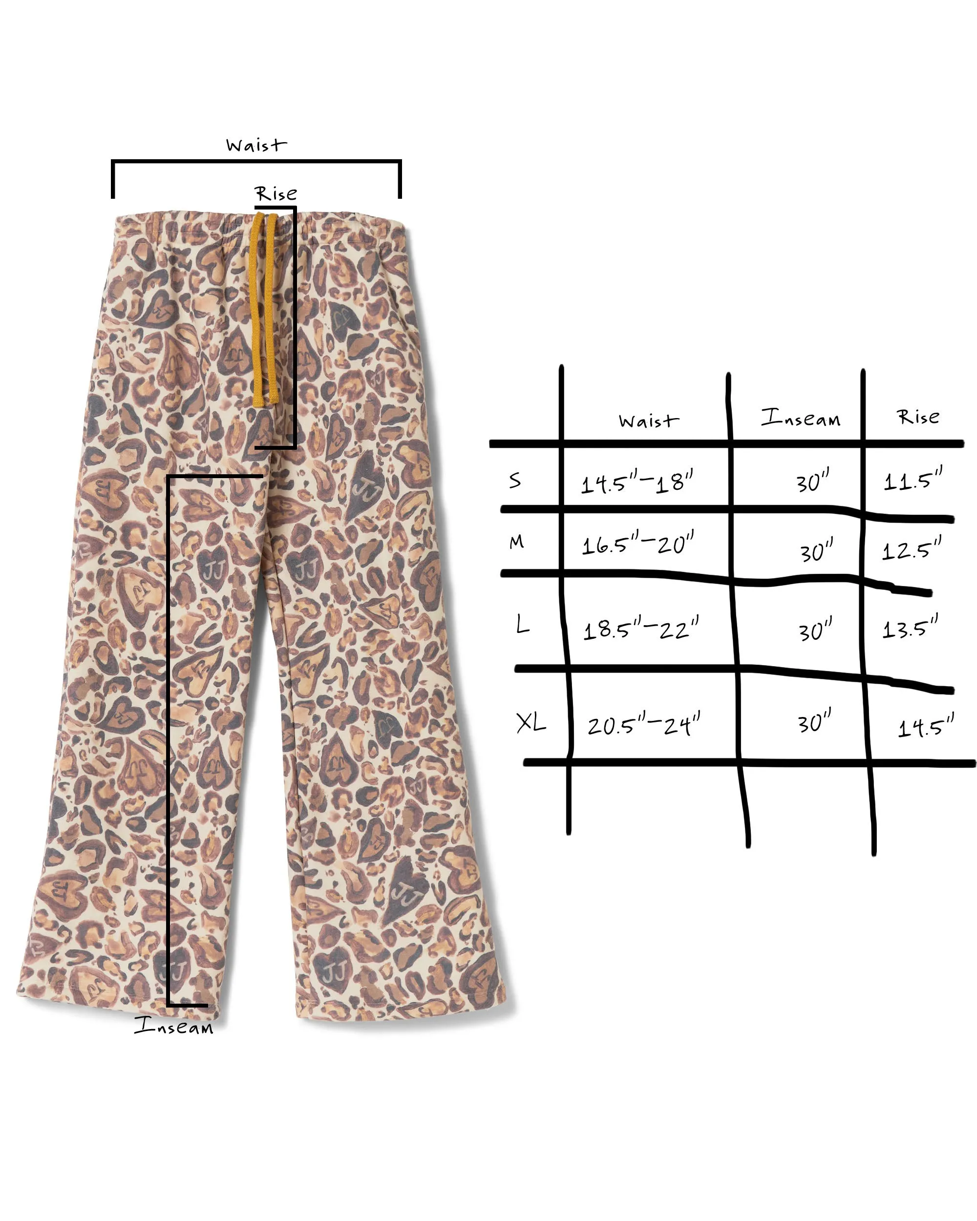 LEOPARD SWEATPANTS