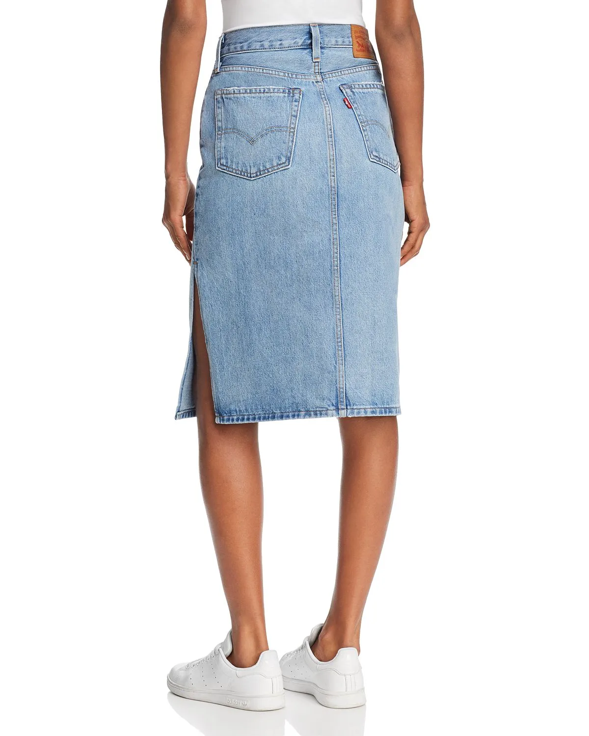 Levi's® Premium Side Slit Skirt - Blue Waves