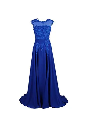 Long Bridesmaid Dress Chiffon Prom Dress Bridesmaid Dress BD022