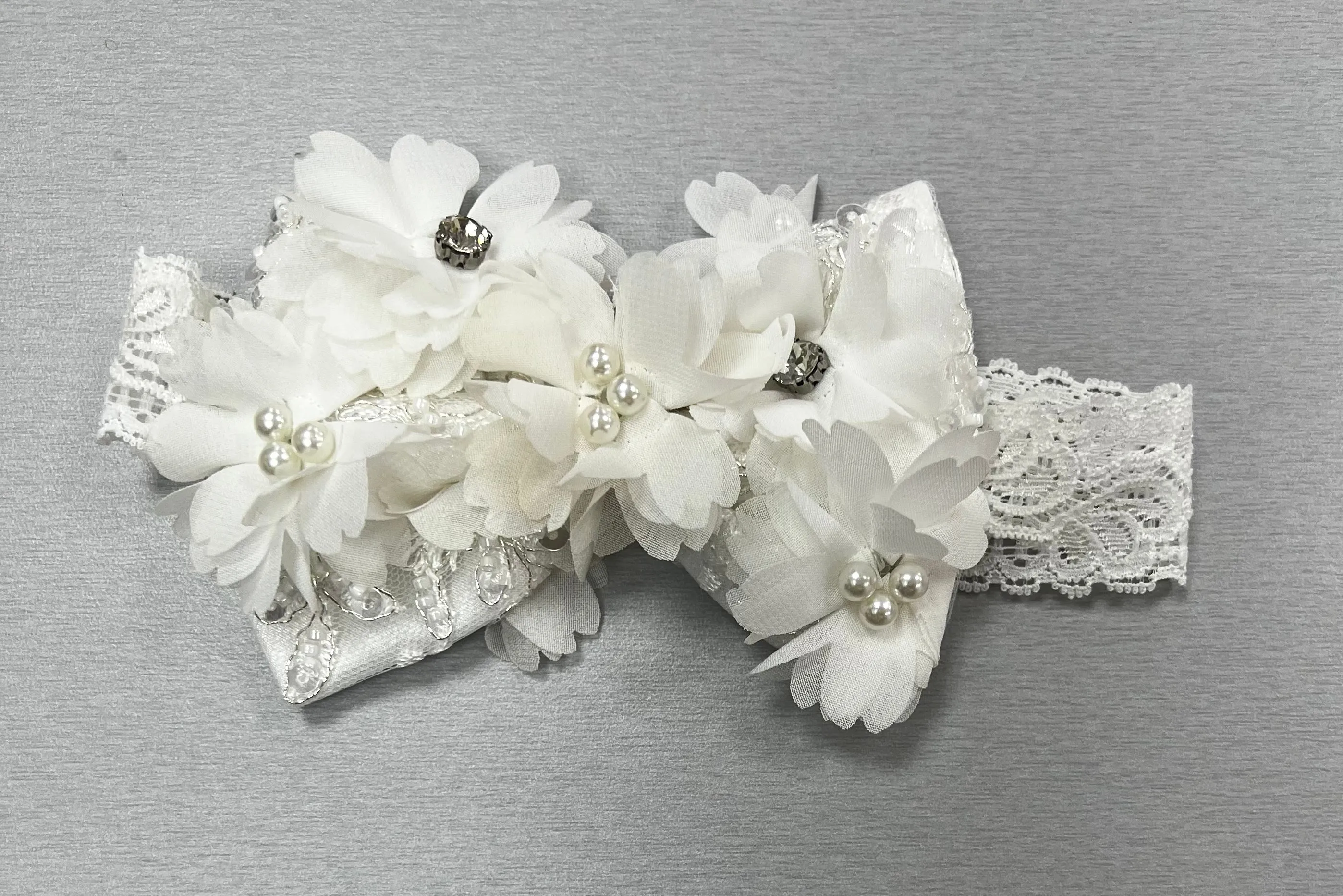 Loren special 3D lace christening Dress