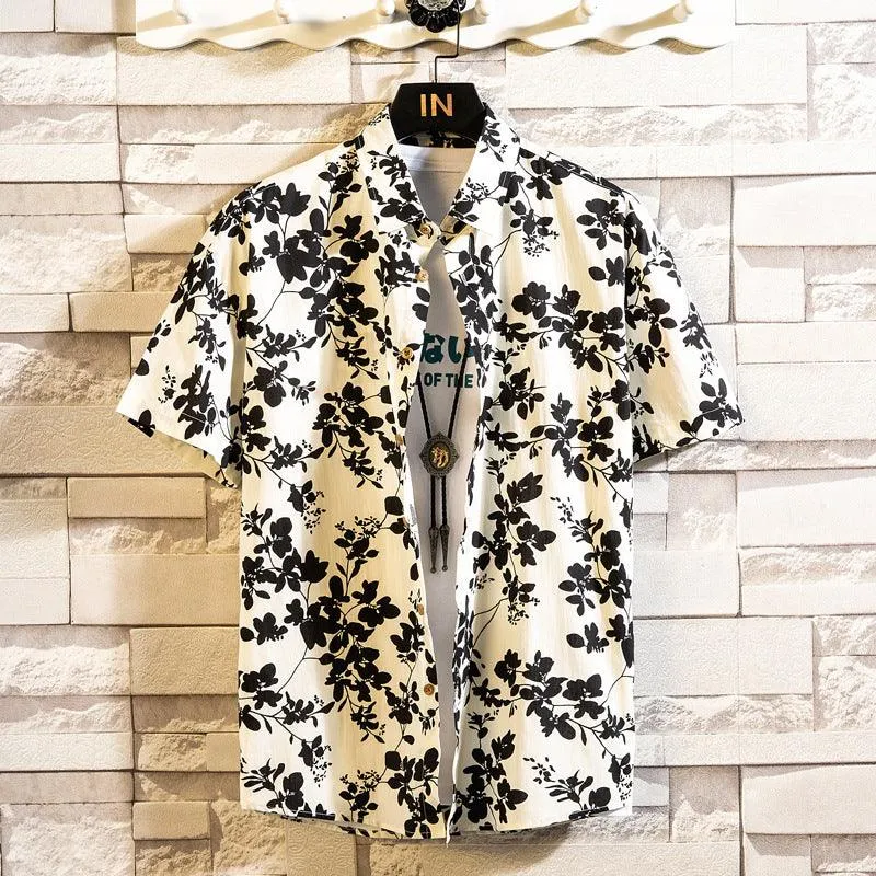 Men Fashion Casual Floral Shirt - Vibrant Style for Every Occasion