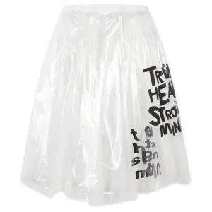Message Print Skirt