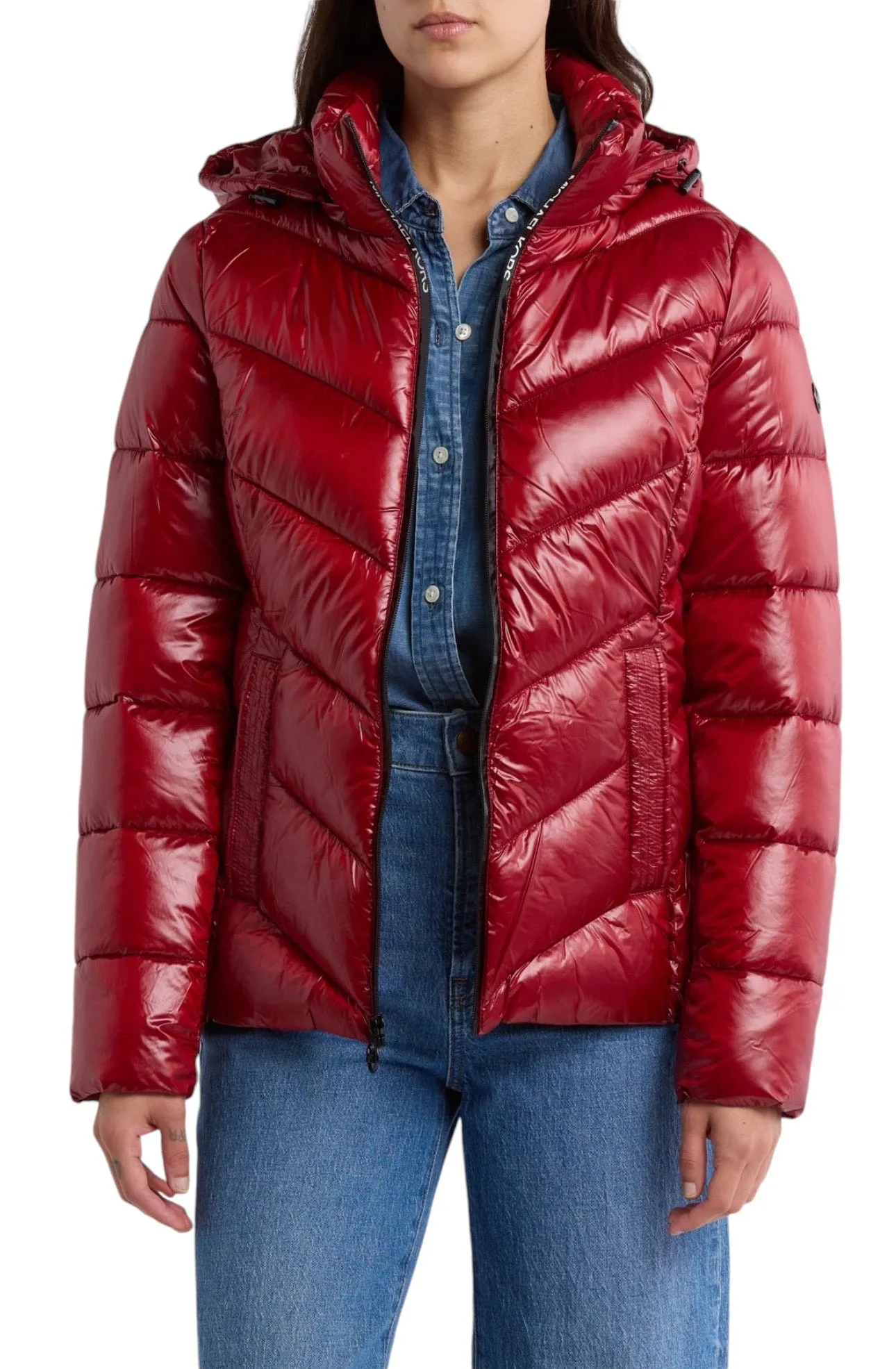 Michael Kors Michael Kors Short 450 Fill Power Hooded Puffer Jacket Size M