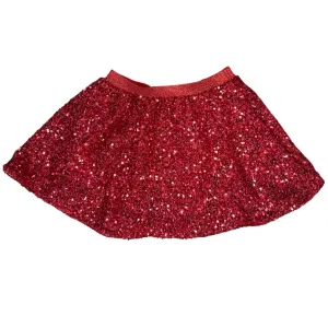 Mila & Rose Sequin Twirl Skirt - Red