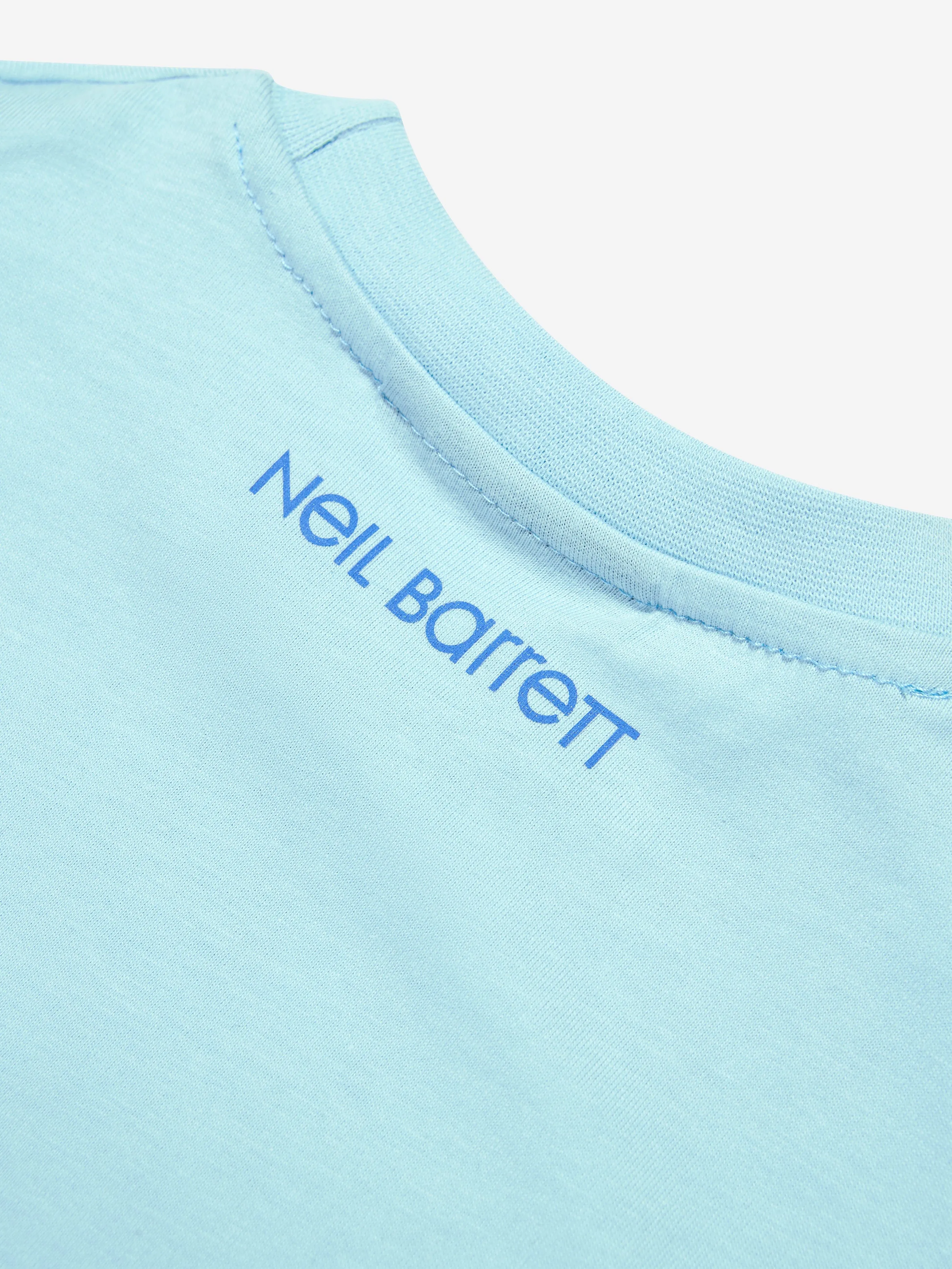 Neil Barrett Boys Thunderbolt T-Shirt in Aquamarine