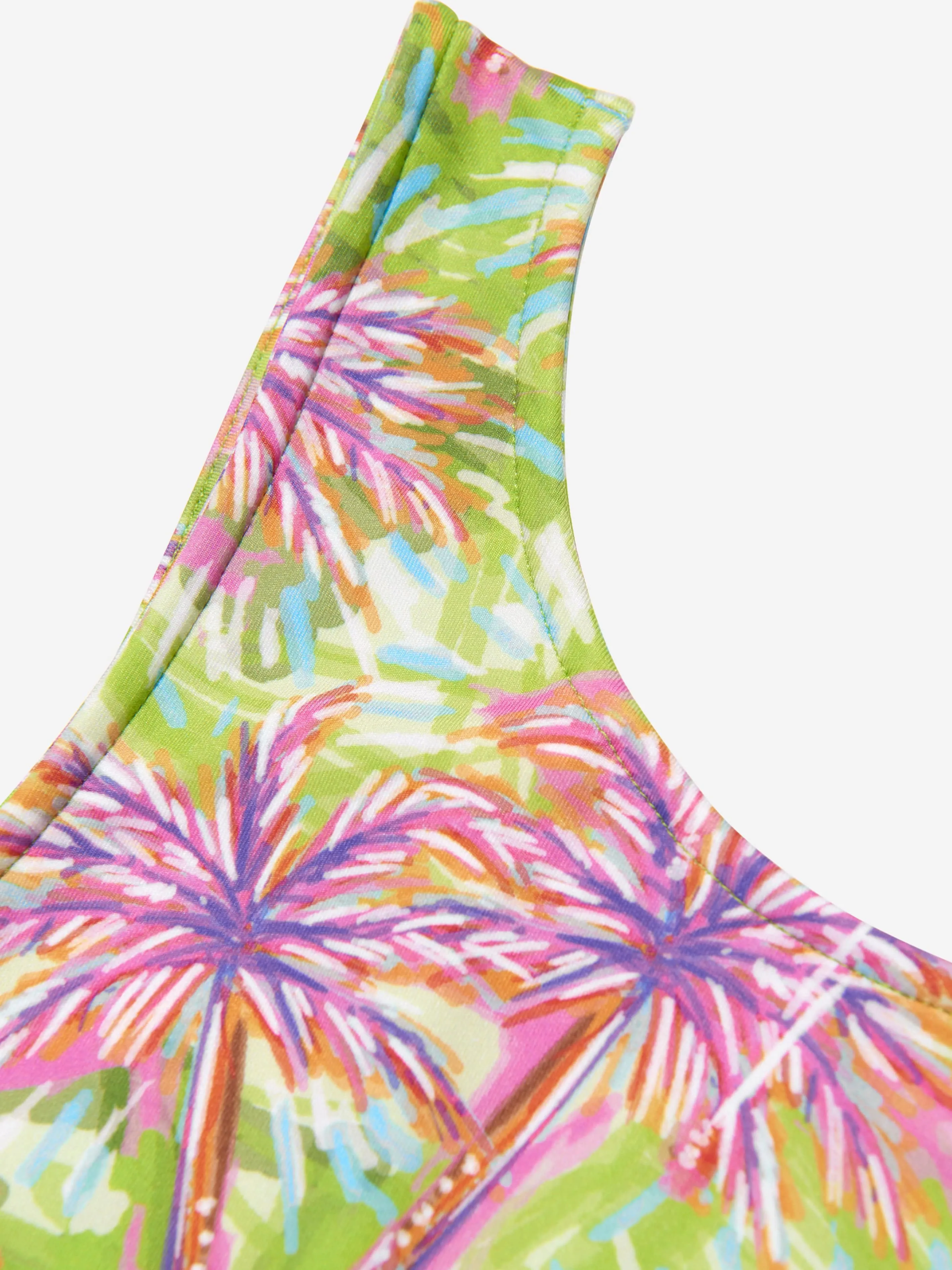 Palm Angels Girls AOP PA Palms Sports Top in Multicolour