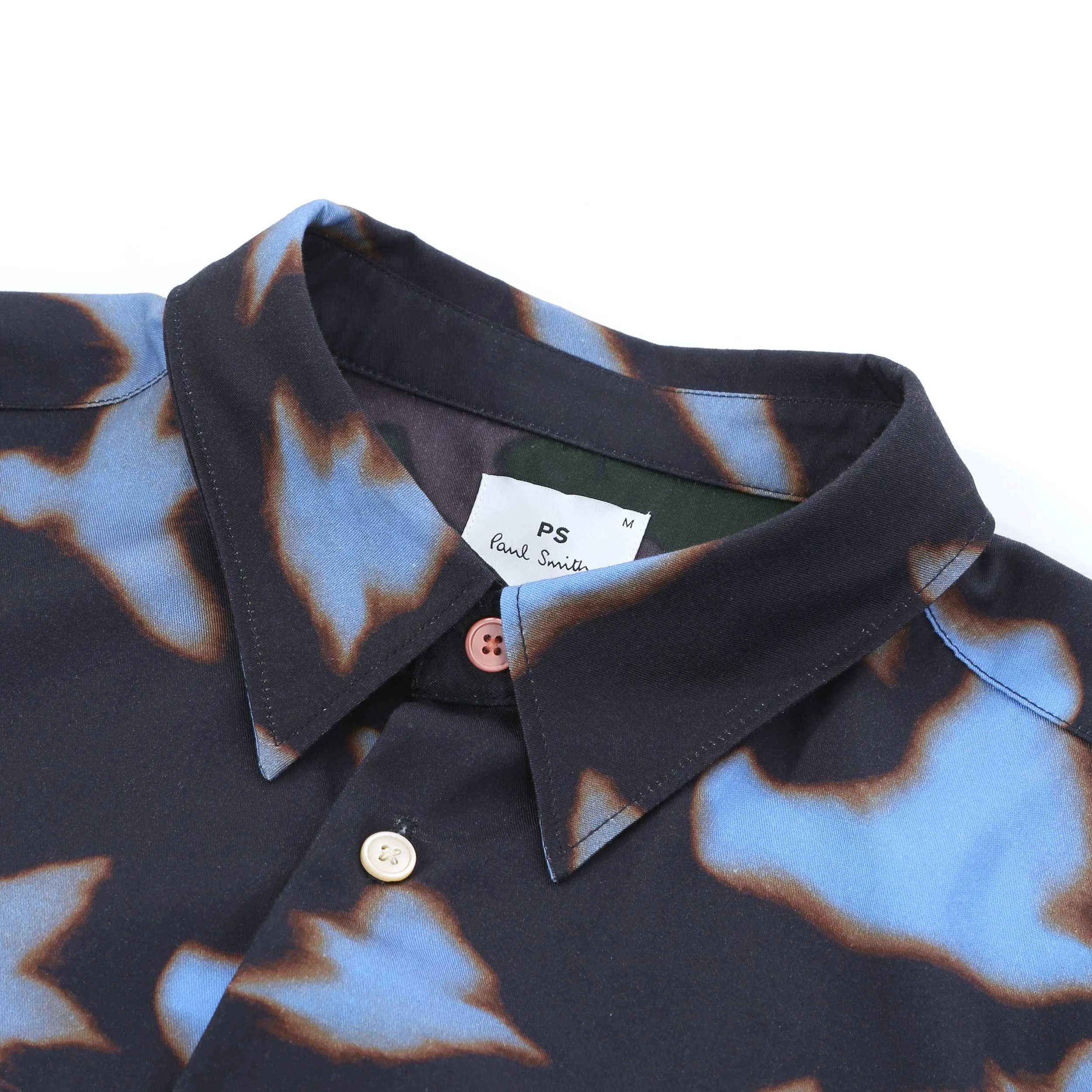 Paul Smith Birds Tailored Fit Shirt in Dark Navy