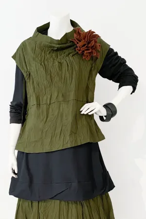 Pelican Top in Olive Bellini Carnaby