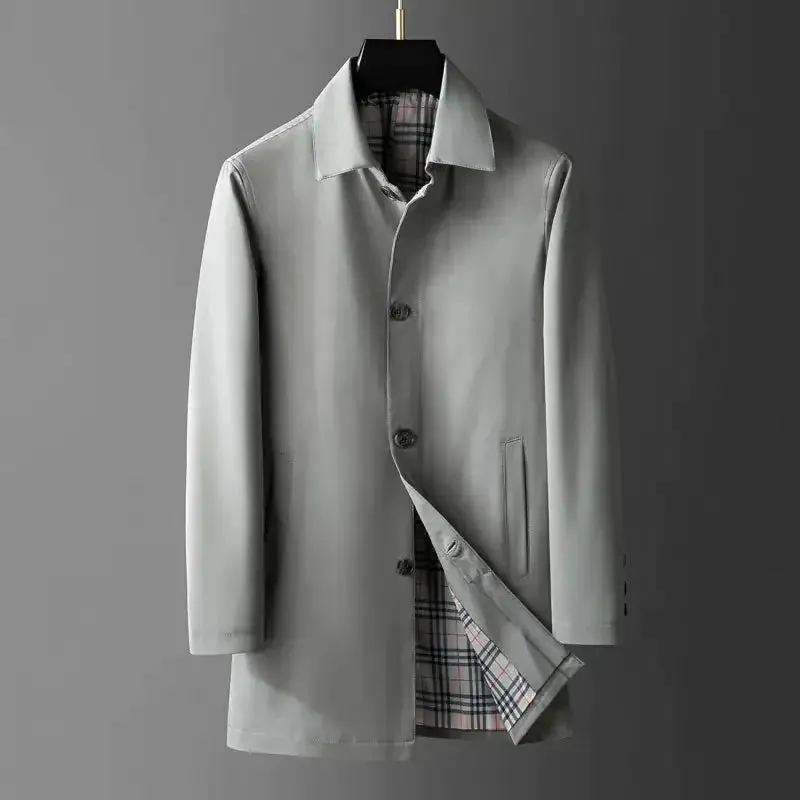 Plaid Overcoat