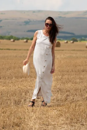 PRIMA Linen Summer Casual Dress