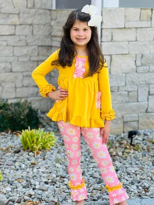 RG™ Daisy May I Pocket Top Ruffle Pants Set