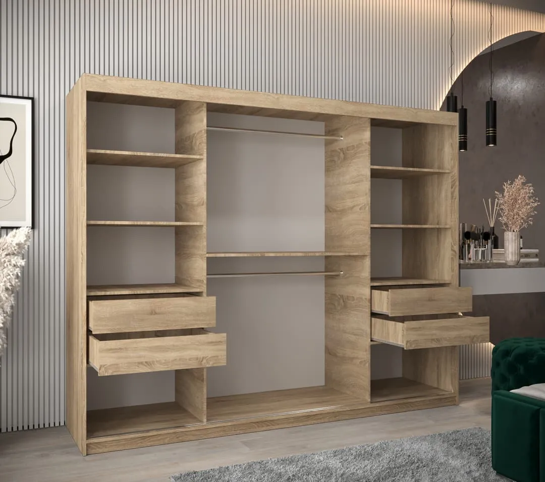 Roma II Sliding Door Wardrobe 250cm
