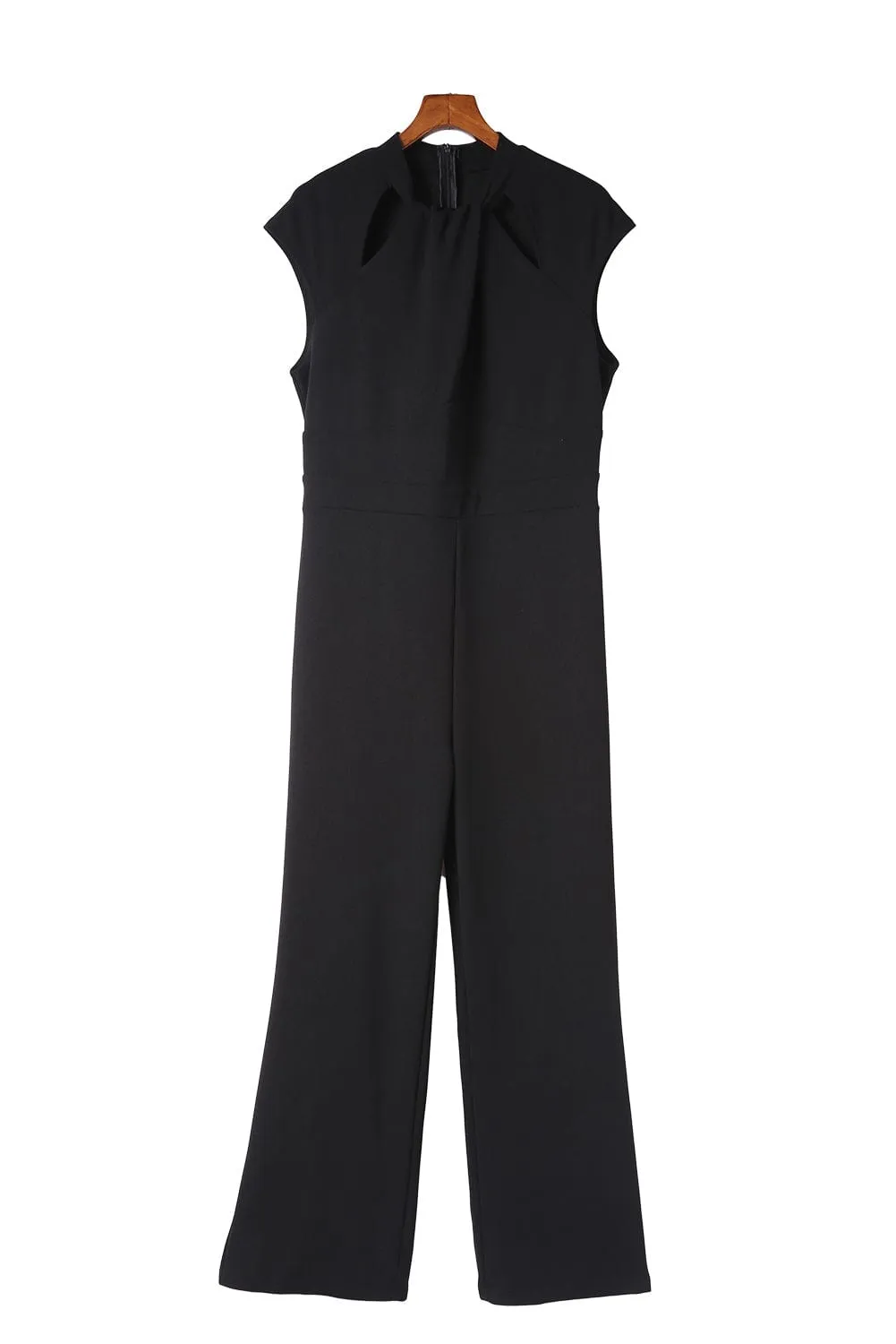 Ruffled Sleeveless Elegant Jumpsuit