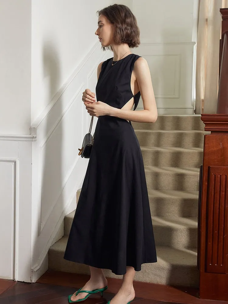 Slim Sexy Cut Out Midi Dress