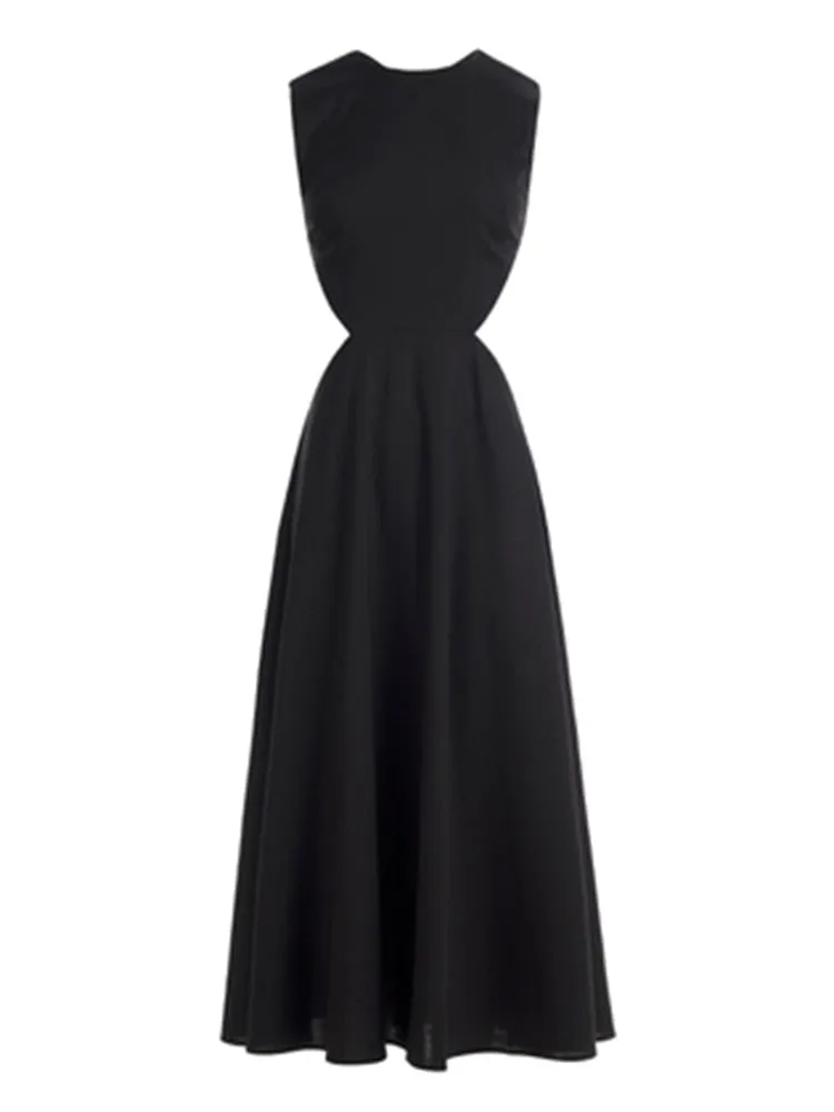 Slim Sexy Cut Out Midi Dress
