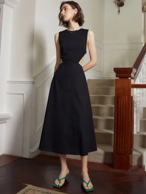 Slim Sexy Cut Out Midi Dress
