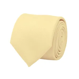 Soft Gold Matte Silk Tie