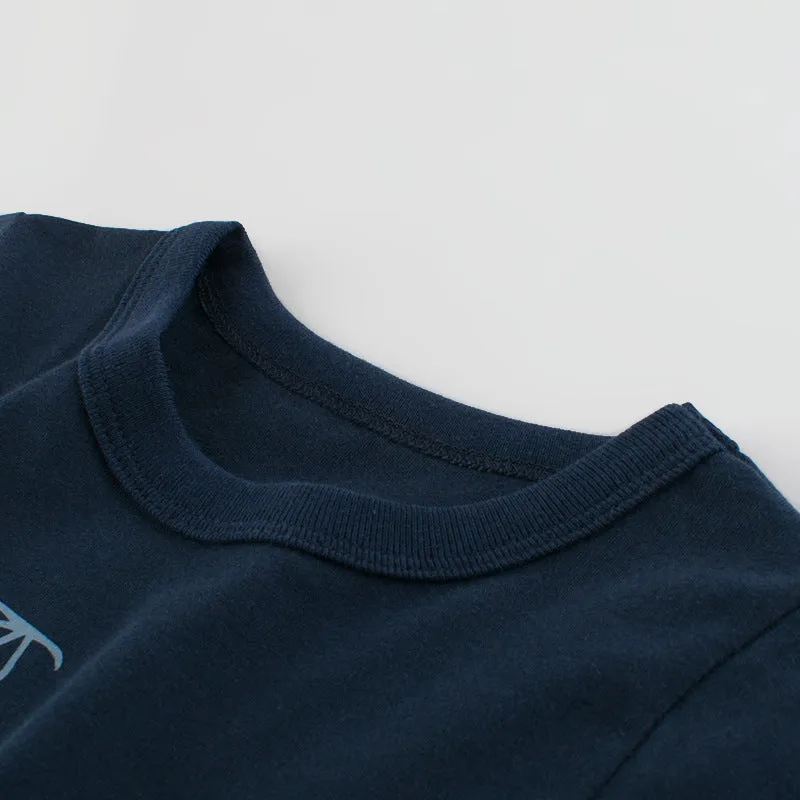 Solid Color Boys Short Sleeve T-Shirt- GlamzLife