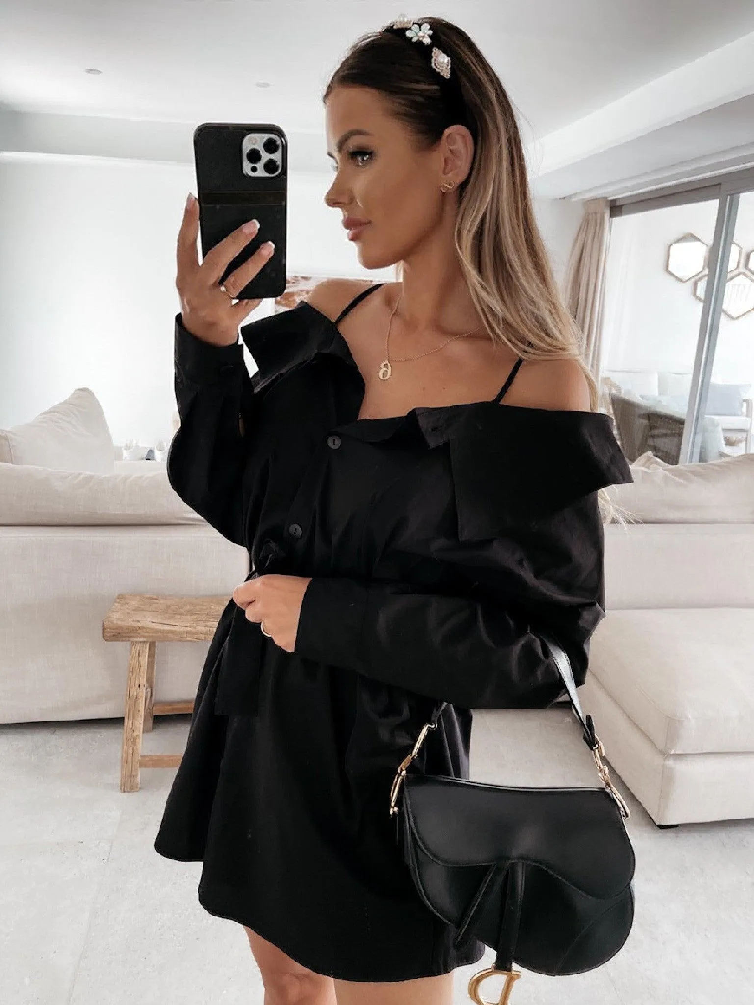 Stylish and Unique Suspender Shirt Dress