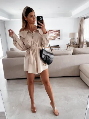 Stylish and Unique Suspender Shirt Dress