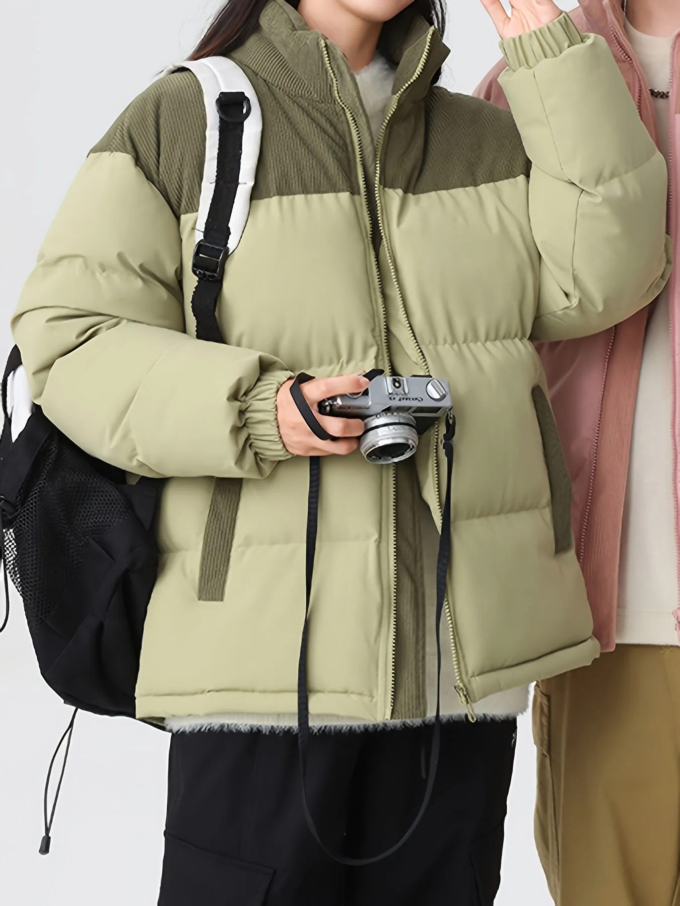 Stylish Trendy Color Block Puffer Winter Jacket for Men | Ideal for Winter