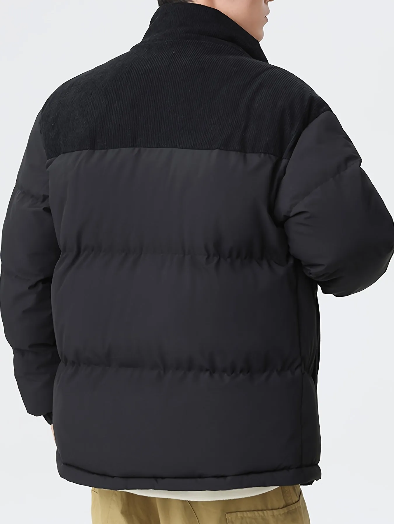 Stylish Trendy Color Block Puffer Winter Jacket for Men | Ideal for Winter