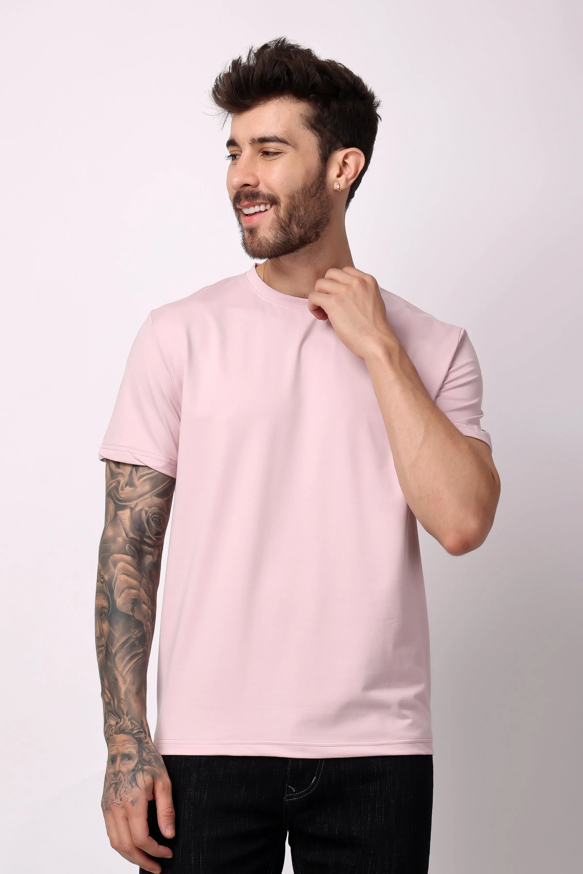 STYLOX SOLID T-SHIRT For Men