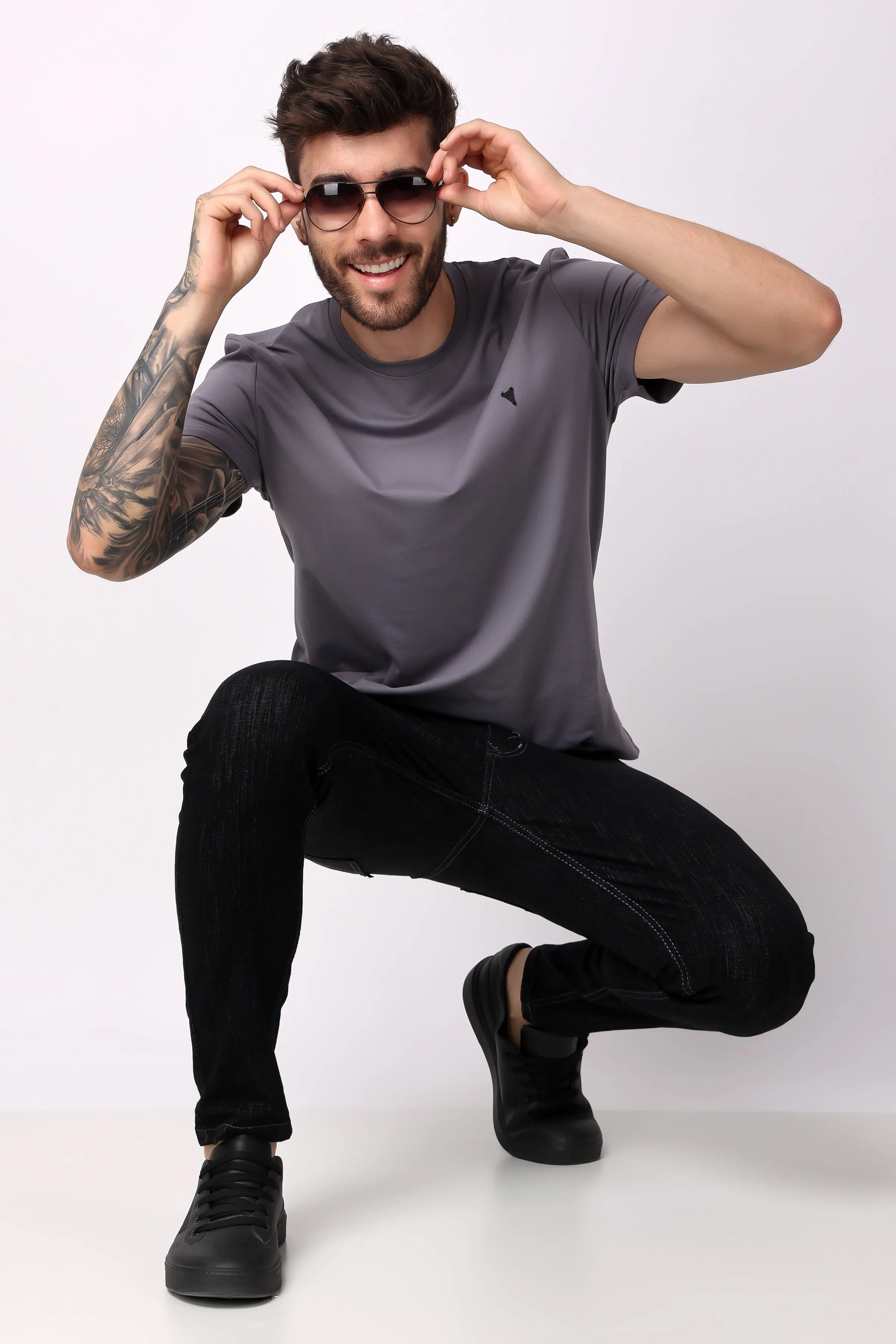 STYLOX SOLID T-SHIRT For Men