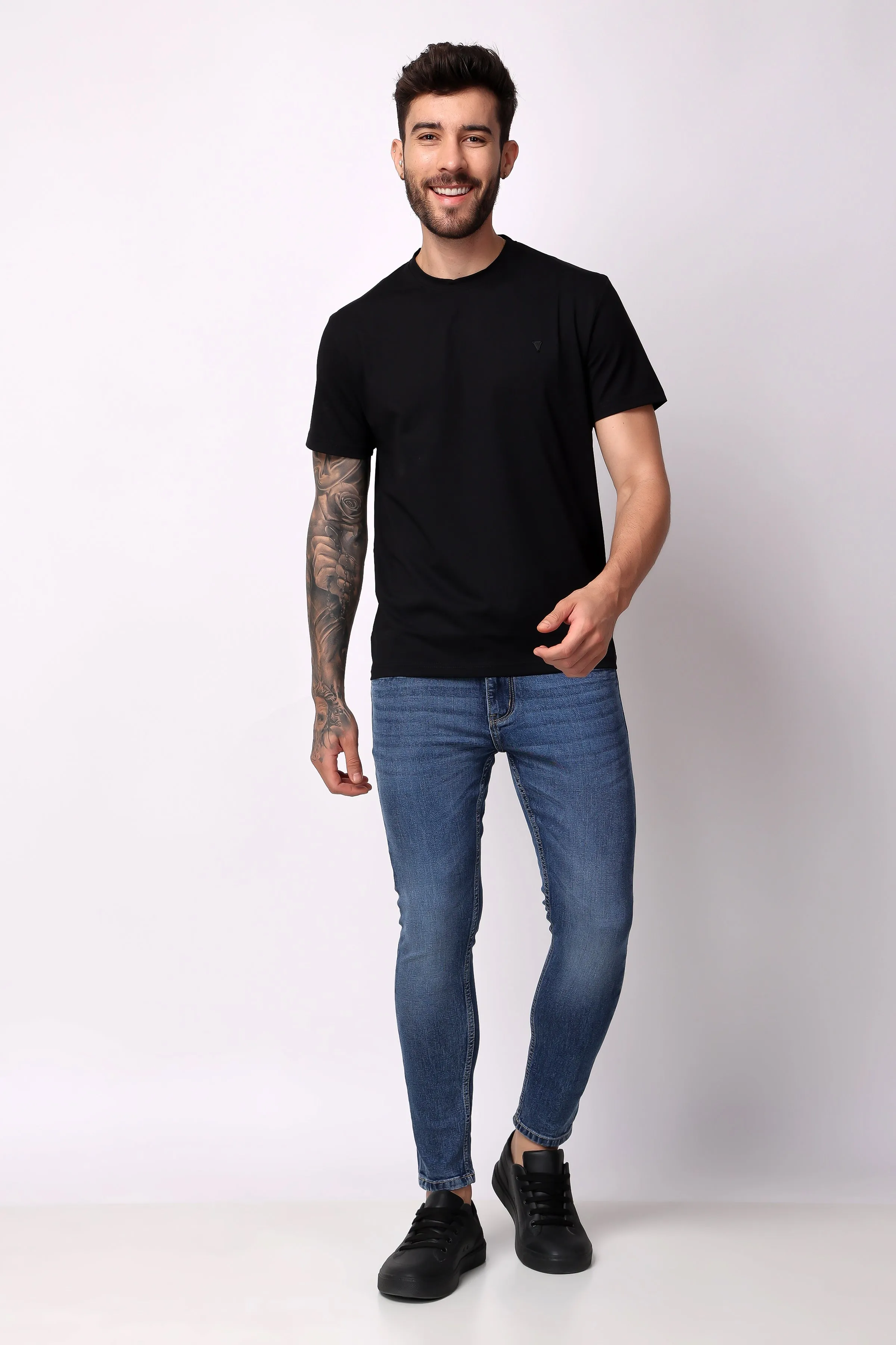 STYLOX SOLID T-SHIRT For Men