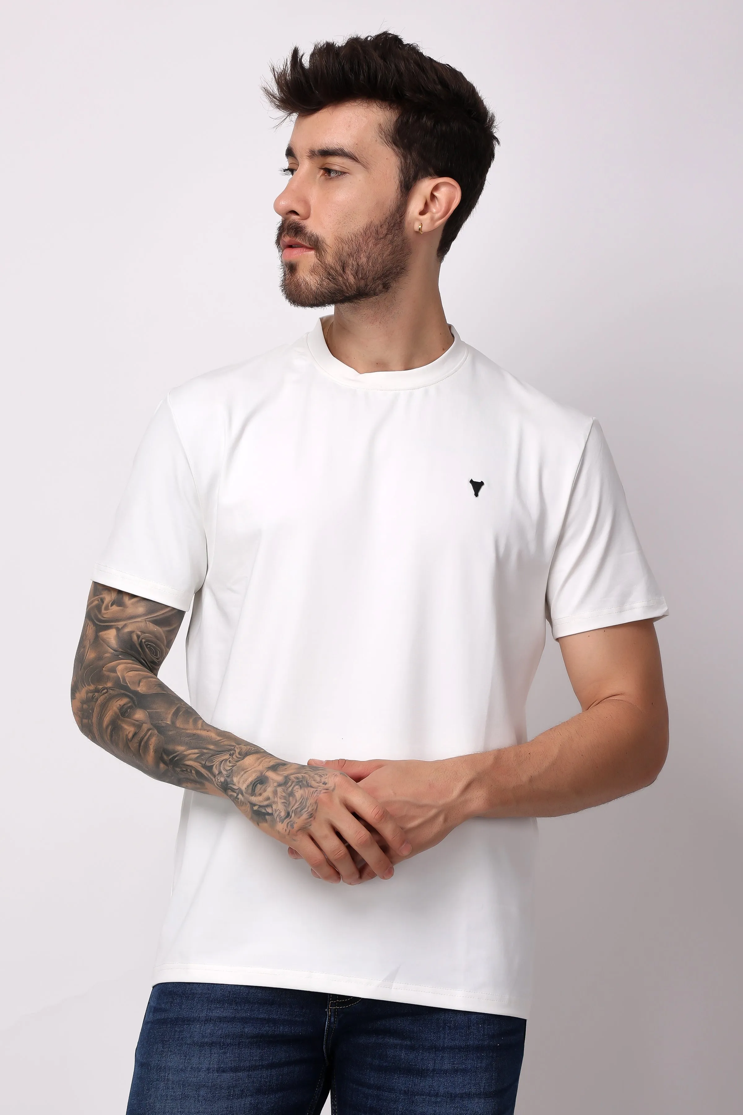 STYLOX SOLID T-SHIRT For Men