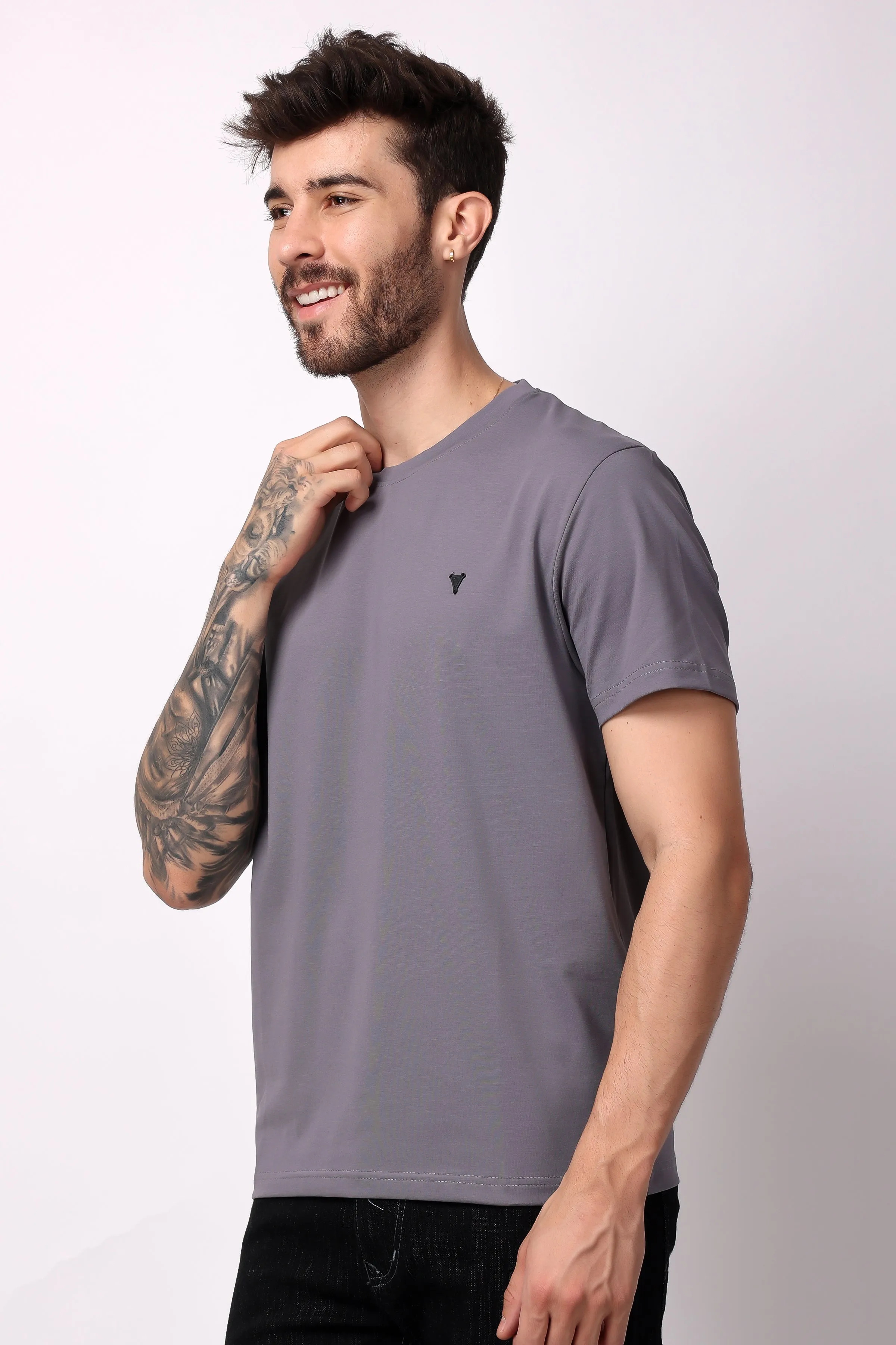 STYLOX SOLID T-SHIRT For Men