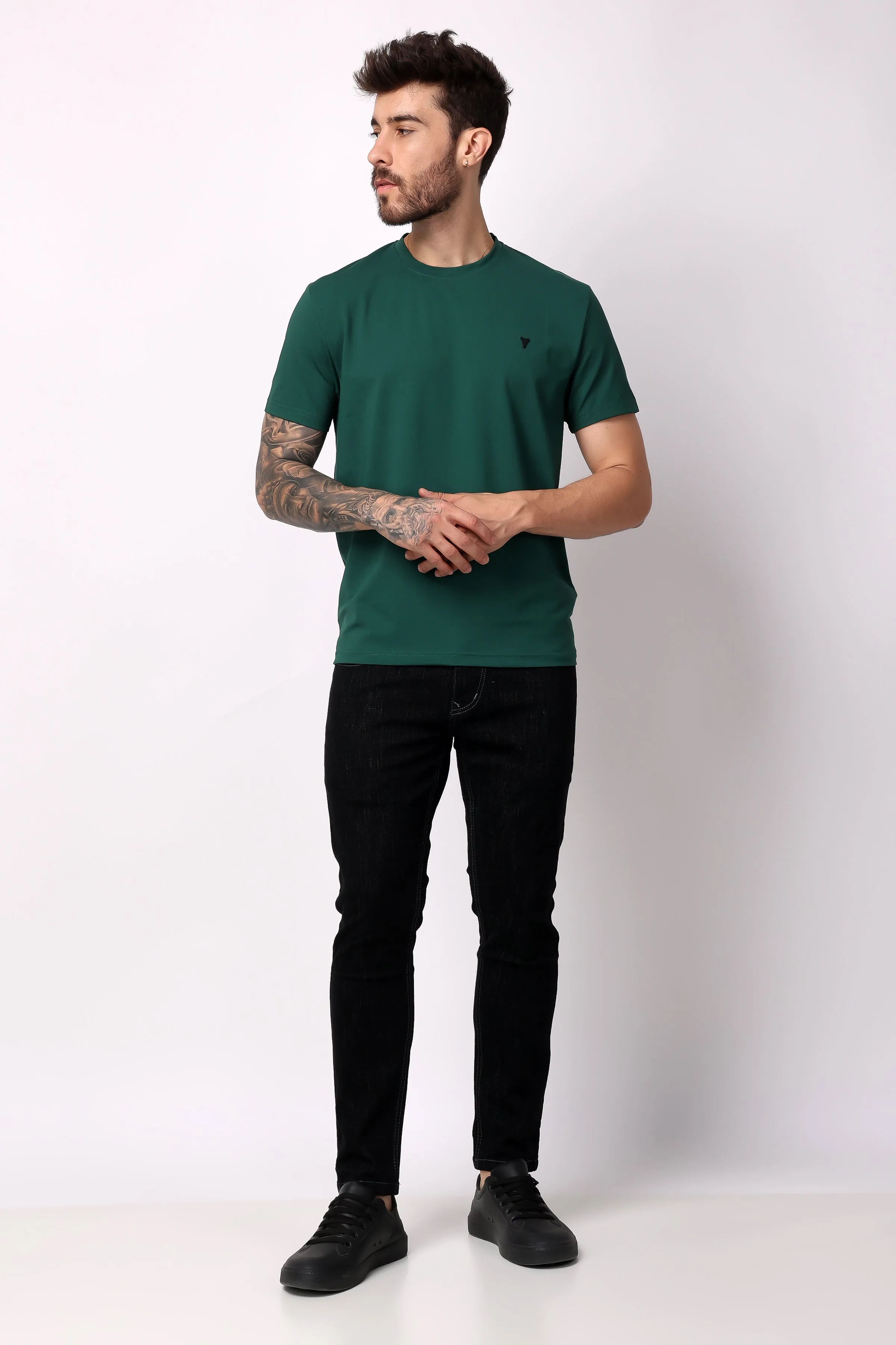 STYLOX SOLID T-SHIRT For Men