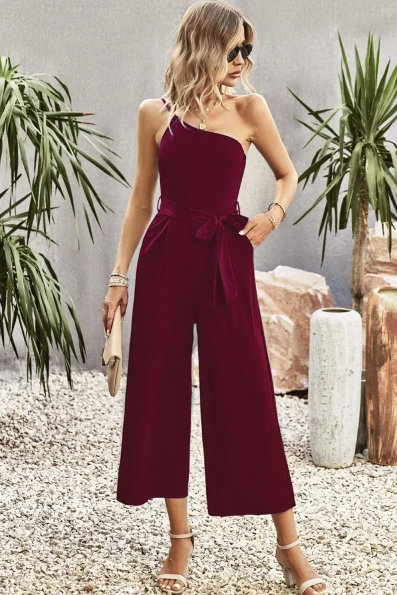 Summer Style One-Shoulder Jumpsuit