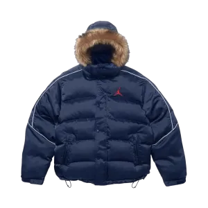 Supreme x Jordan Puffer Jacket 'Navy'