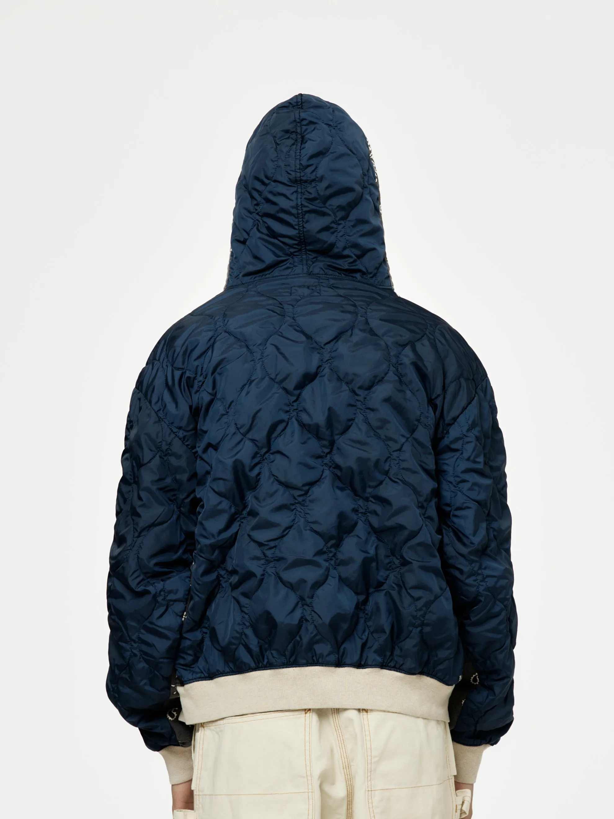 SWT Knit BANDANA BIVOUAC Hooded Blouson (Black)