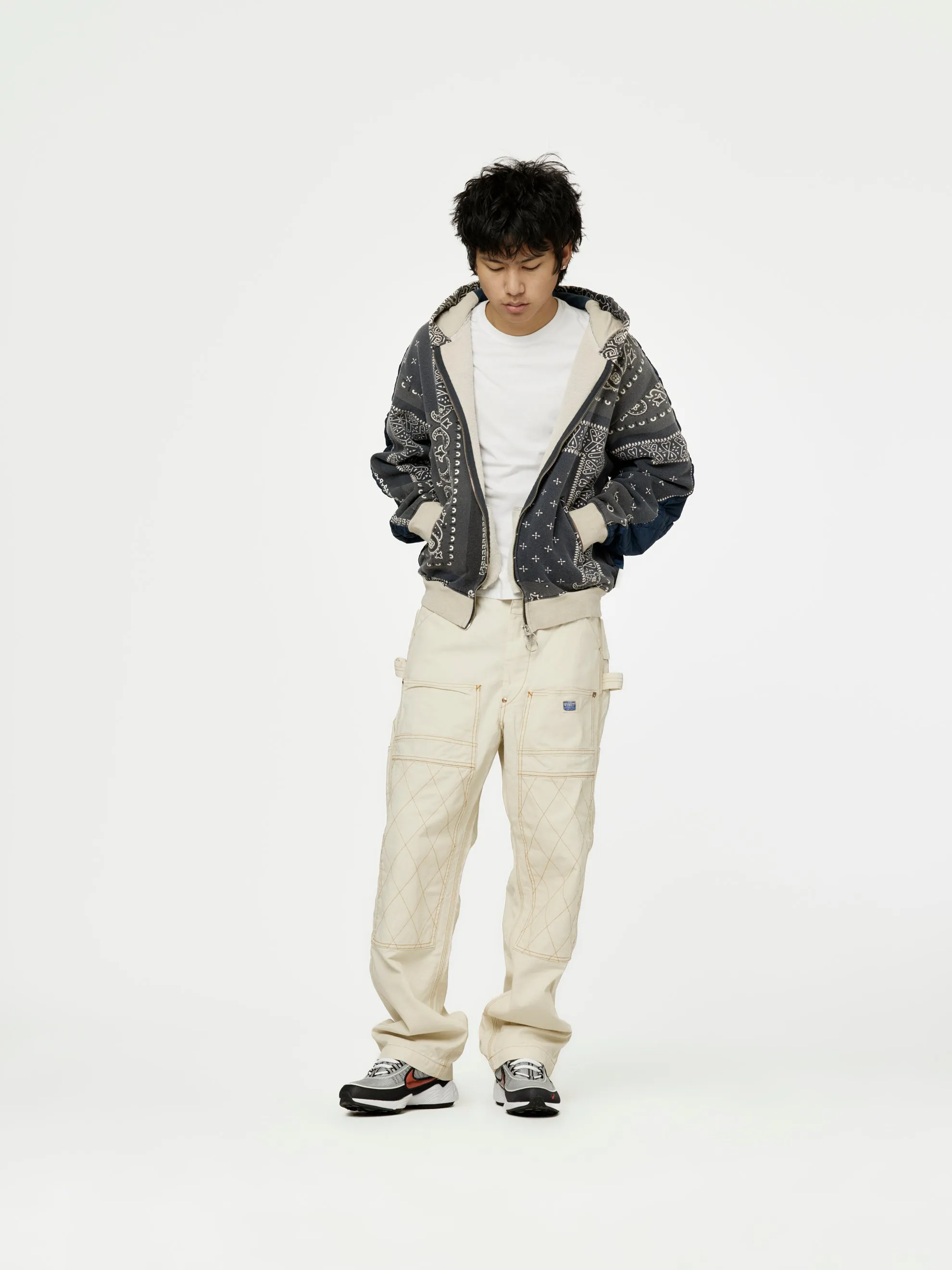 SWT Knit BANDANA BIVOUAC Hooded Blouson (Black)