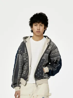 SWT Knit BANDANA BIVOUAC Hooded Blouson (Black)