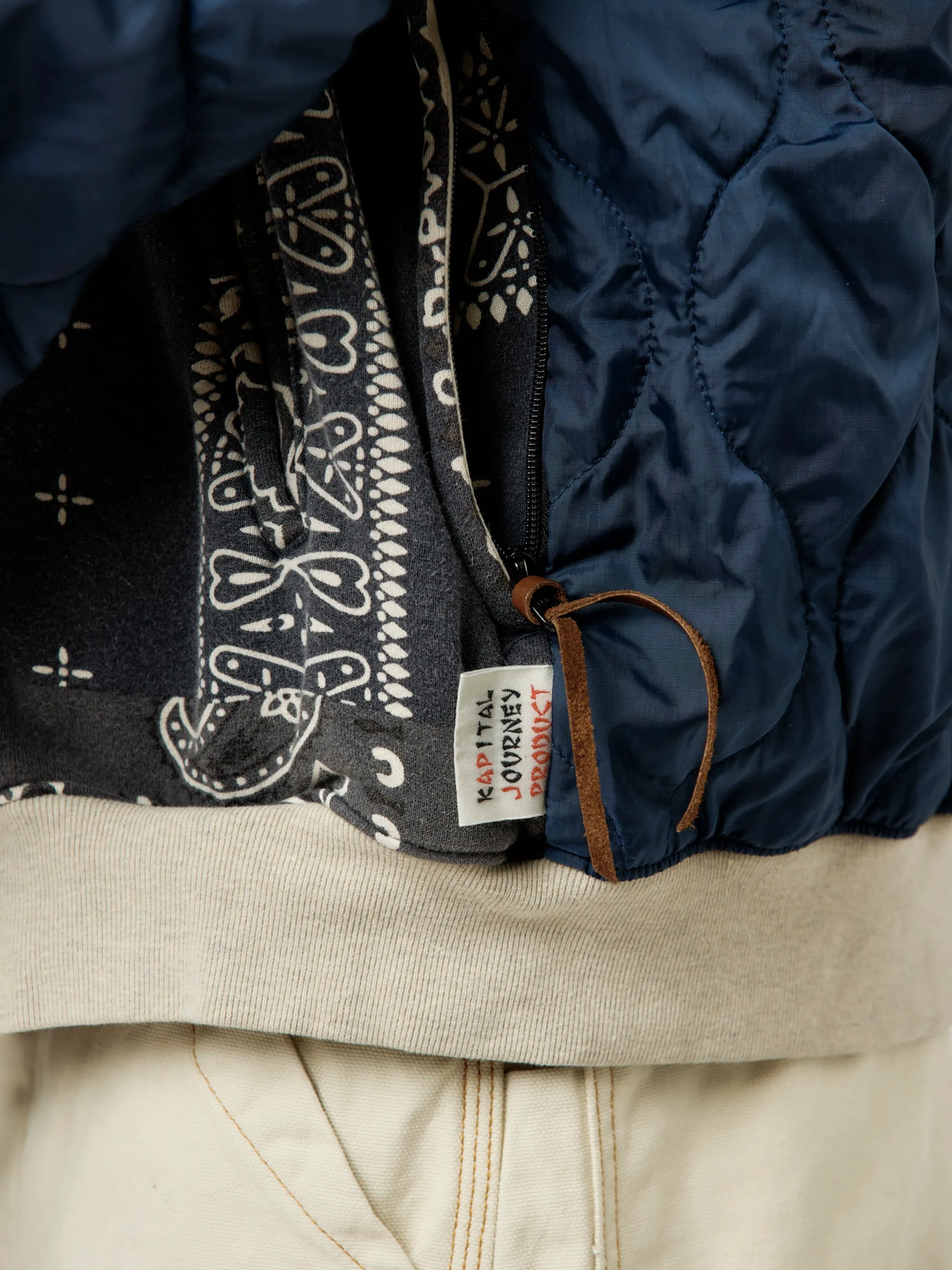 SWT Knit BANDANA BIVOUAC Hooded Blouson (Black)