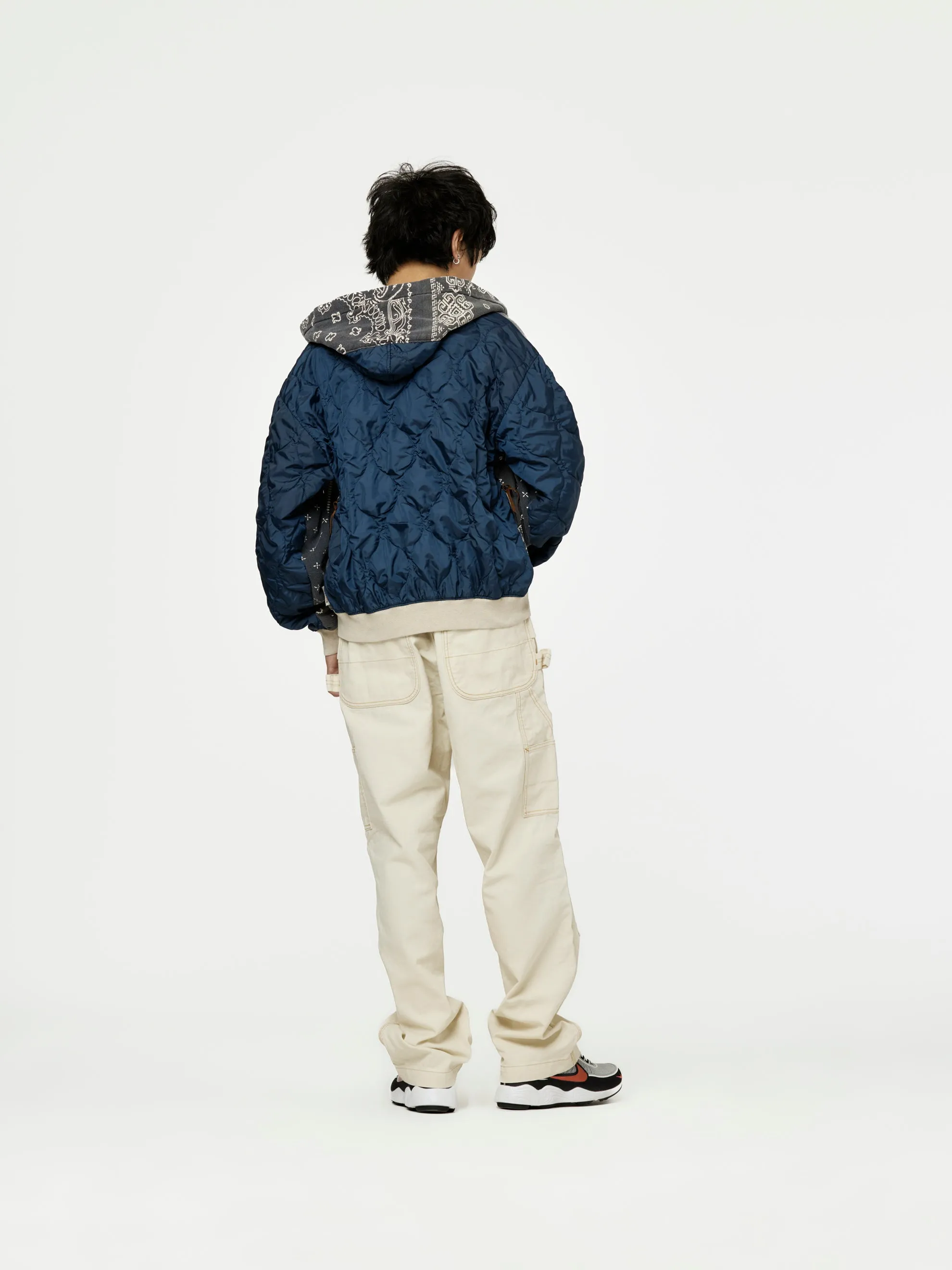 SWT Knit BANDANA BIVOUAC Hooded Blouson (Black)